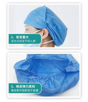 一次性醫用條形帽 加厚加大設計，為醫護人員帶來更舒適的防護體驗